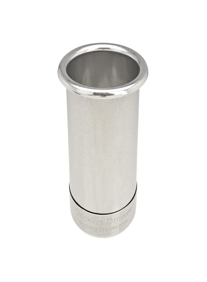 Docking Drawer 3" Stainless Steel Canister for Hot Tools, Capped Design, Safely Stow Styling Tools - Image 1